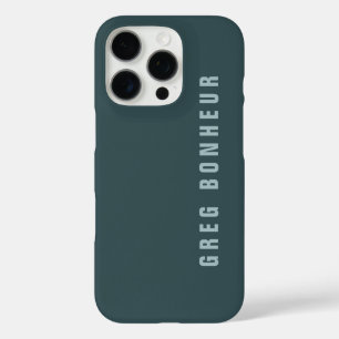 Stilvolle moderne Suchbegriffe Blue Gray iPhone 16 Pro Hülle