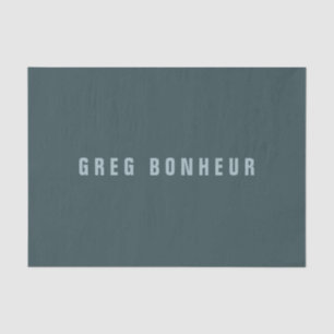Stilvolle moderne Suchbegriffe Blue Gray Seidenpapier