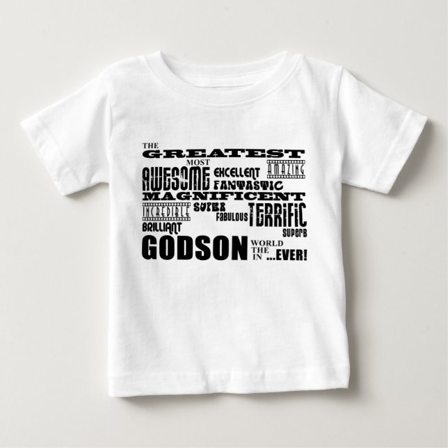 Stilvolle moderne u. Spaß-Patensöhne: Bestster Baby T-shirt (Vorderseite)