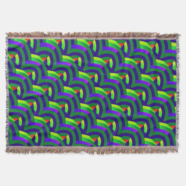stilvolle, moderne und elegante Chevrons Decke (Vorderseite)