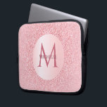 Stilvolle modische Rose Gold Template Monogram Gir Laptopschutzhülle<br><div class="desc">Stilvolle modische Rose Gold Template Monogram Girly Modern Elegant Laptop Sleeve / Case.</div>
