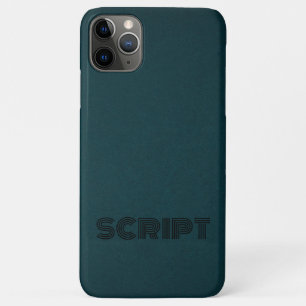 Stilvolle Monogram Dark Green Script Case-Mate iPhone Hülle