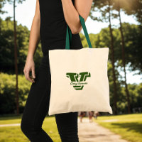 Stilvolle Monogram Initial Camp Bach Green
