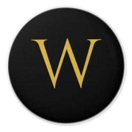 Stilvolle Monogram-Keramik-Möbelknopf Keramikknauf