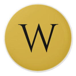 Stilvolle Monogram M Gold Keramik Möbelknopf Keramikknauf
