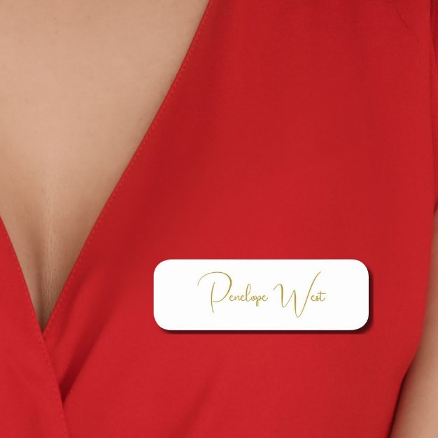 Stilvolle Monogram Moderne Minimalistische White S Namensschild (Von Creator hochgeladen)