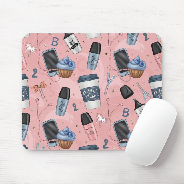 Stilvolle Mousepad für Mädchen (Mit Mouse)