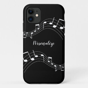 Stilvolle Musiknoten Trendy Cool Personalisiert Ca Case-Mate iPhone Hülle