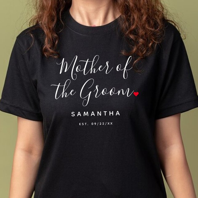 Stilvolle Mutter der Groomehe T-Shirt (Von Creator hochgeladen)