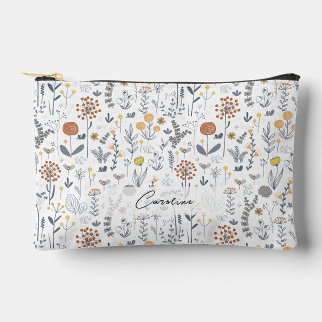 Stilvolle Niedliche Bleistift-Hülle der Blumenschu Zubehörtasche (Vorderseite)