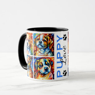 Stilvolle Niedliche Welpen Kaffeemaschine Tasse