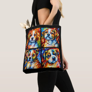 Stilvolle Niedliche Welpen Tasche