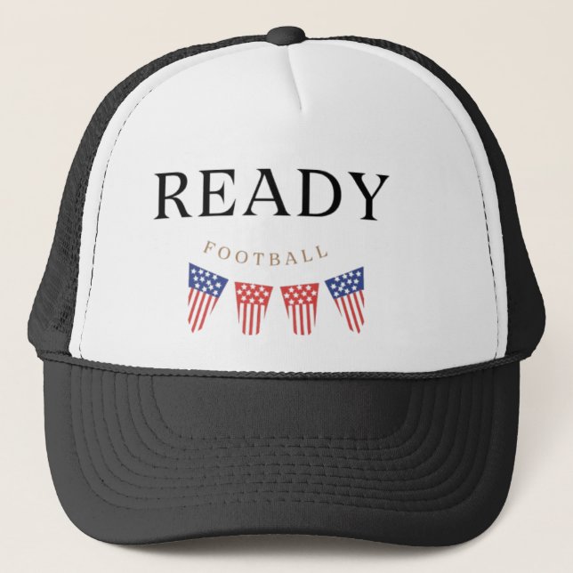 Stilvolle Nullen-Kappe - Stell dich mit jedem Blic Truckerkappe (Vorderseite)