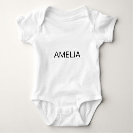 Stilvolle Personalisierte Baby Bodysuit mit Namen Baby Strampler