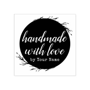 Stilvolle Personalisierte Handarbeit mit Liebe von Gummistempel