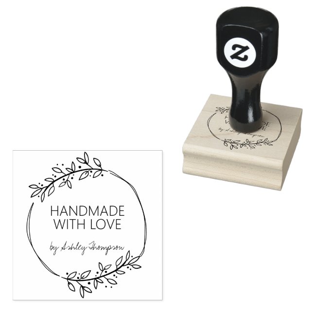 Stilvolle Personalisierte Handarbeit von Gummistempel (Stempel)