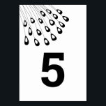 Stilvolle Pfauenpfaue Moderne Hochzeitskarten für Tischnummer<br><div class="desc">Modern. Minimal. Diese Kollektion verwendet stilisierte Pfauenfedern, um einen eleganten Look für Ihren besonderen Tag zu schaffen. Bitte passen Sie die Zahlen an, die Sie benötigen, und fügen Sie dem Warenkorb eine Karte nach der anderen hinzu.</div>