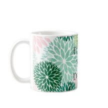 Stilvolle Pink Mint Green Blume