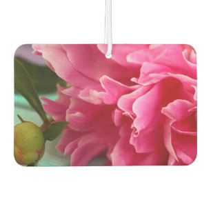 Stilvolle Pink Peony Flower Fotografy Autolufterfrischer