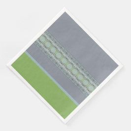 Stilvolle Printwerbung mit Grün Serviette