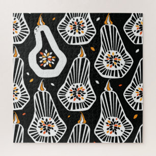 Stilvolle Pumpkins Saatgut: Nahtloses Design