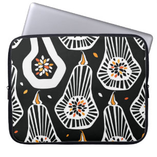 Stilvolle Pumpkins Saatgut: Nahtloses Design Laptopschutzhülle