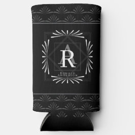 Stilvolle Rahmen Schwarz Monogram Selters Dosenkühler
