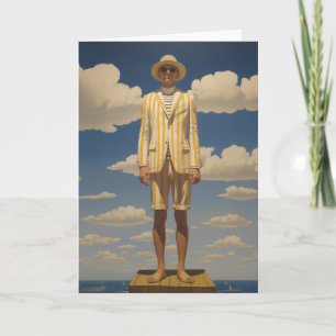 Stilvolle Retro Beachwear Striking Summer Fashion Einladung