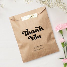 Stilvolle Retro-Gastgeschenk Hochzeit-Tasche in Sc Geschenktütchen