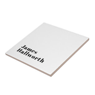 Stilvolle Retro Moderne Schrift bearbeitbares Sc Fliese