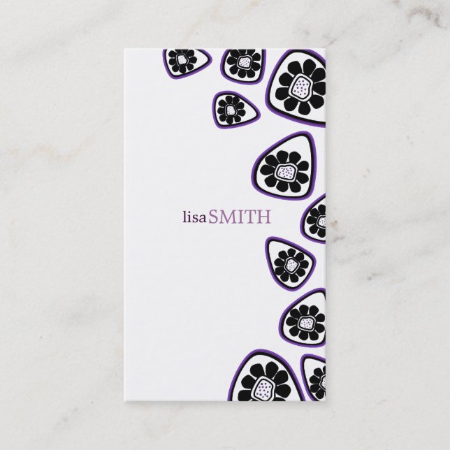 Stilvolle Retro Visitenkarten Visitenkarte (Vorderseite)