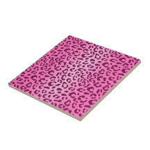 Stilvolle Rosa Leopard Print