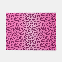Stilvolle Rosa Leopard Print