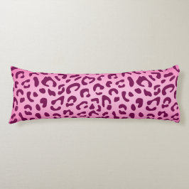 Stilvolle Rosa Leopard Print Seitenschläferkissen