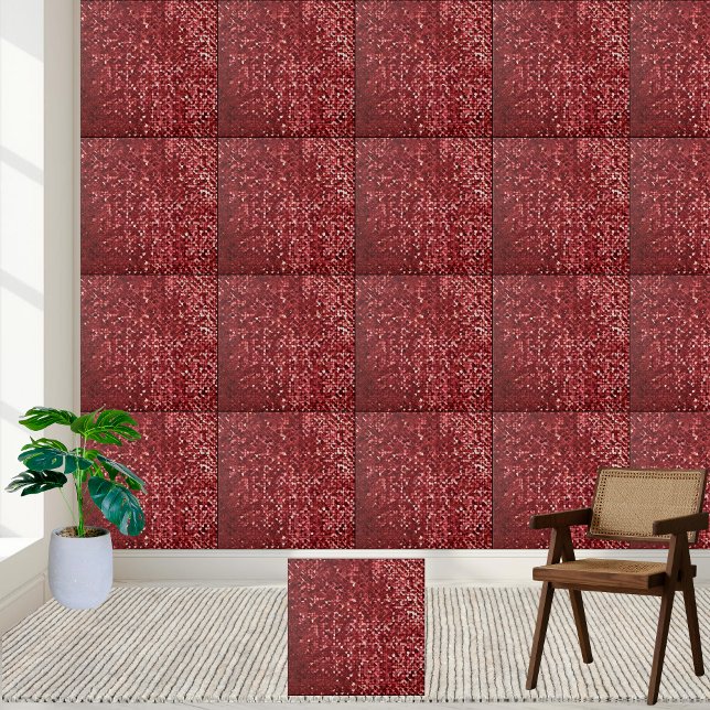 Stilvolle Rosa-Schwarz-Boden-Wandmalerei Fliese (Stylish Red Pink White Black Floor Wall Mural Ceramic Tile)