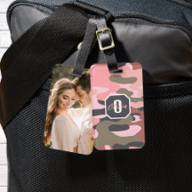 Stilvolle Rosa und grüne Camouflage