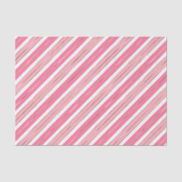 Stilvolle Rosa- und Silberweihnachtsstreifen Seidenpapier