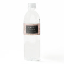 Stilvolle Rose Gold Black Marble Wedding