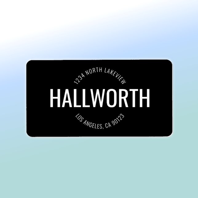 Stilvolle Rücksendeadresse Adressaufkleber (Von Creator hochgeladen)