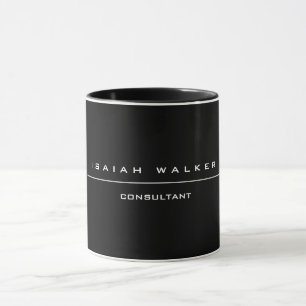 Stilvolle Schlichte, einzigartige Special Black &  Tasse