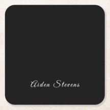 Stilvolle Schlichte Schwarz/Weiß-Minimalistische B