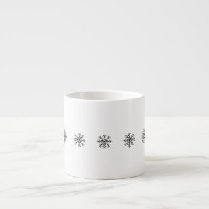 Stilvolle Schneeflocken Spezielle Tasse