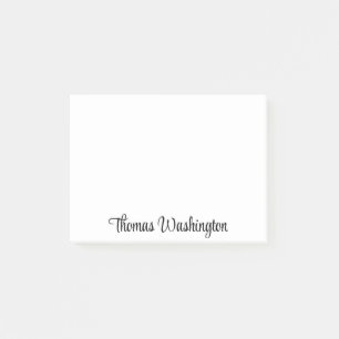 Stilvolle Schrift Mit Monogramm Post-it Klebezettel