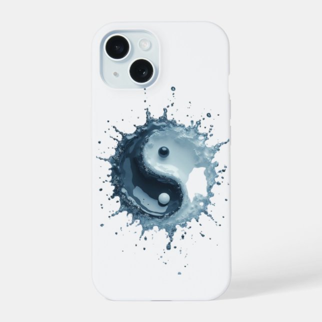 Stilvolle Schutzhandys iPhone 15 Hülle (Rückseite)