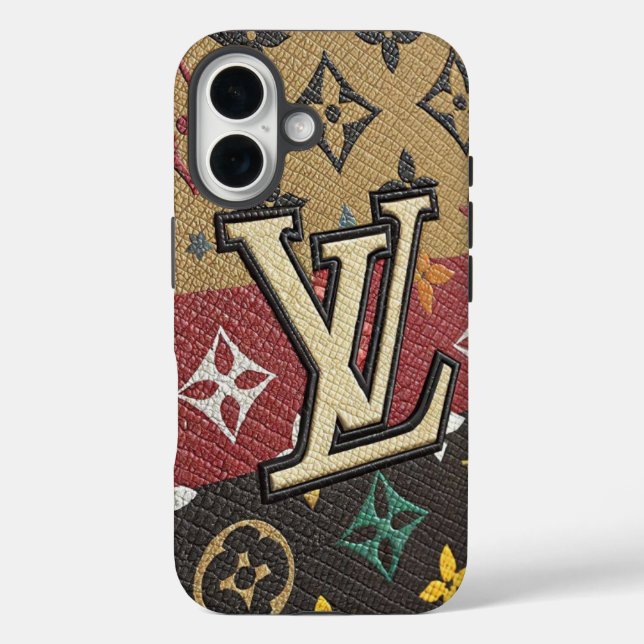 Stilvolle Schutzhandys iPhone 16 Hülle (Rückseite)