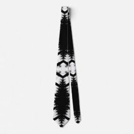 Stilvolle Schwarz-Weiß-Neck-Tie für Männer Krawatte