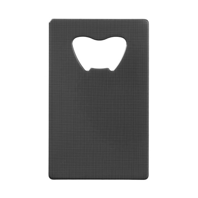 Stilvolle schwarze Quadrate Geldbeutel Flaschenöffner (Vorderseite)