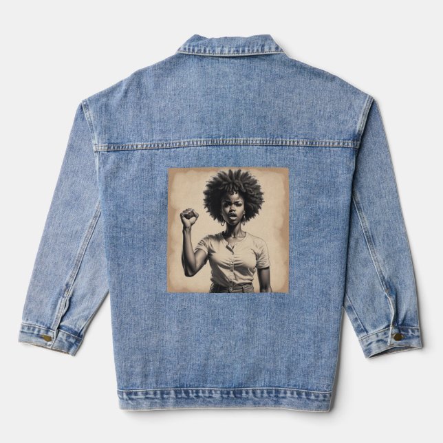 Stilvolle Sickle & Busch Denim Jacke (Rückseite)