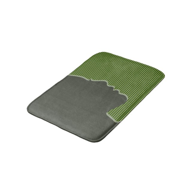 Stilvolle Silhouette Badematte (Schrägansicht)