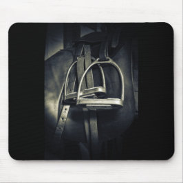 Stilvolle Silver Stirrups auf English Riding Saddl Mousepad